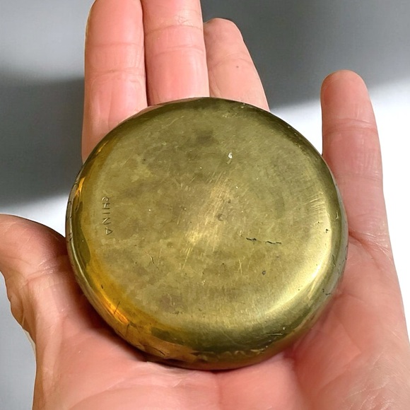 🌺5 Antique Chinese Brass Nesting Bowls/Cups - Picture 5 of 11